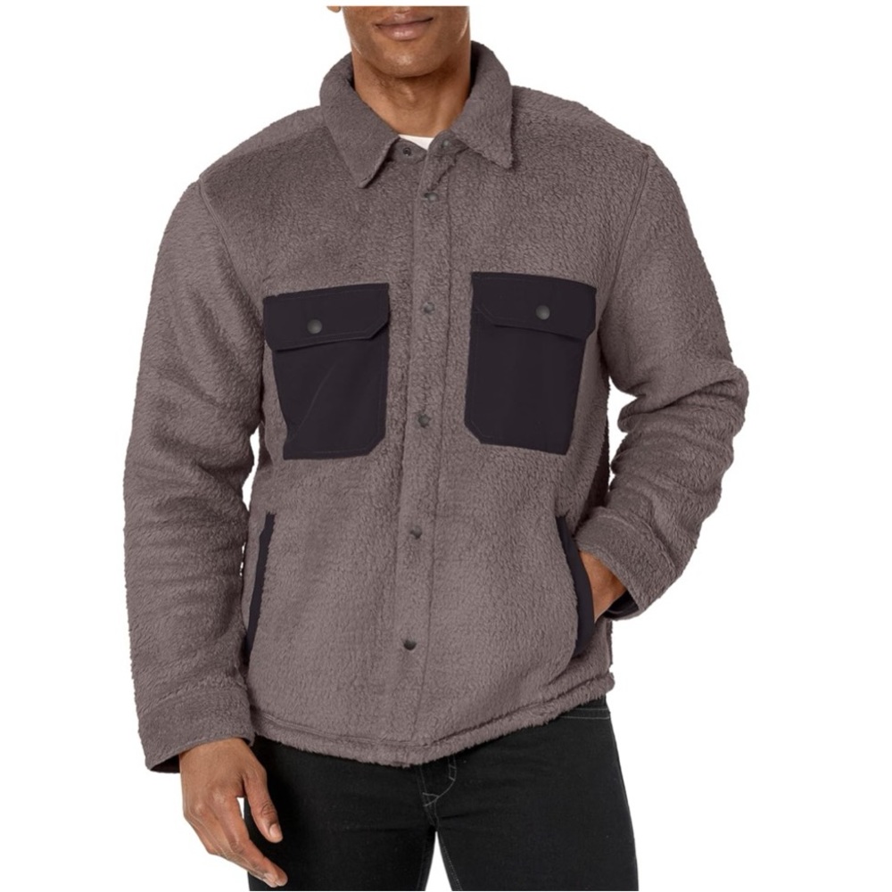 NWT Outerknown Men's Standard Skyline Shirt Jacket Color: Galaxy Shacket